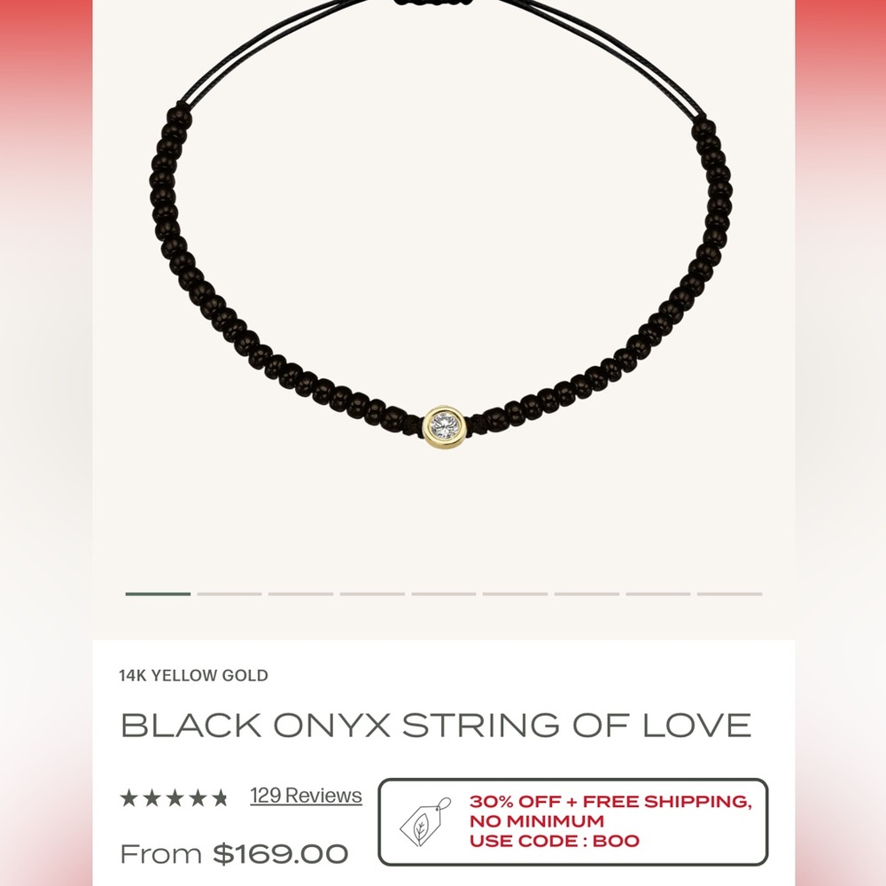 Beautiful MAGAL string of love bracelet!